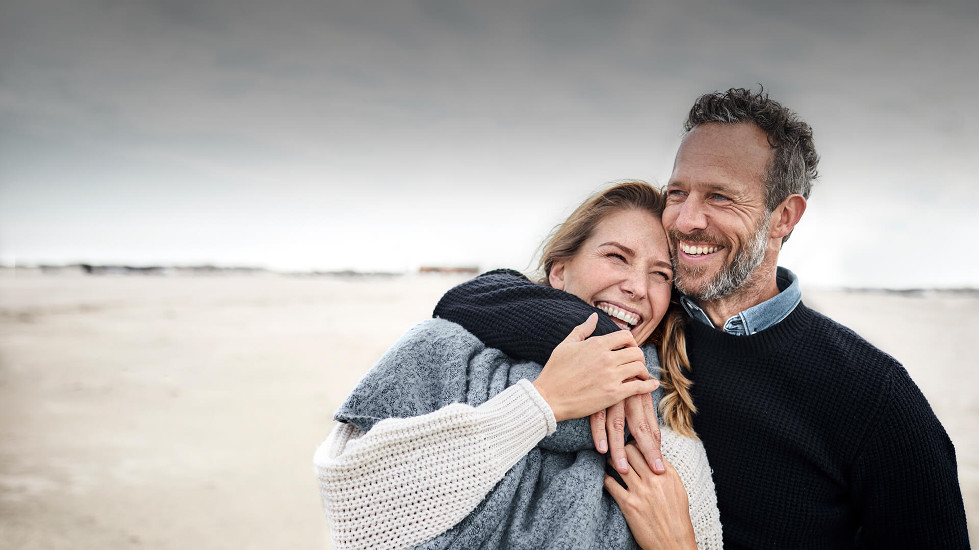 Couple in their forties enjoying time together